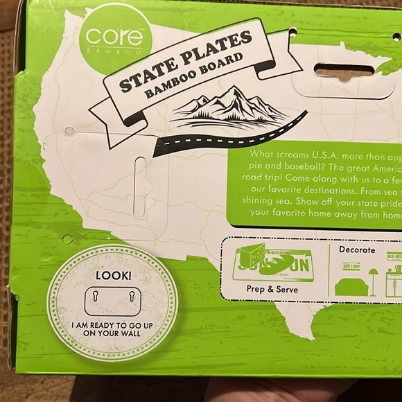 ❤️New Hampshire NWT faux license plate cutting board - Picture 3 of 4